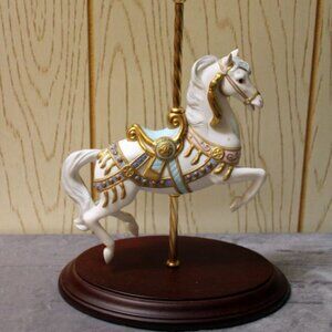Franklin Mint Carousel Magic - Carousel Horse Figurine - 1987 - Vintage